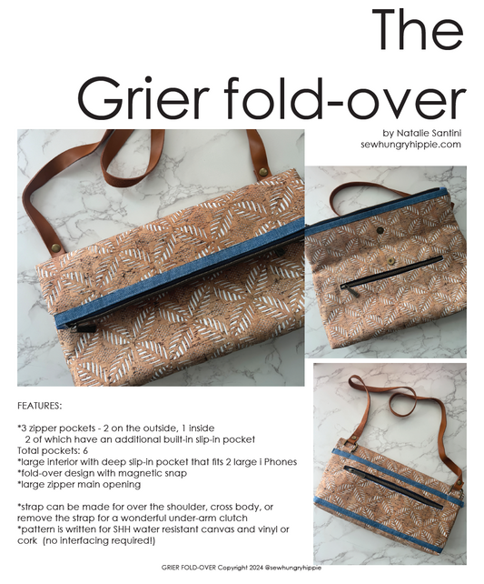 Grier Bag sewing pattern